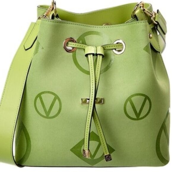 Valentino By Mario Valentino Green Bucket Bag - Picture 2 of 16